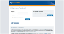 Desktop Screenshot of myprovidence.healthtrioconnect.com